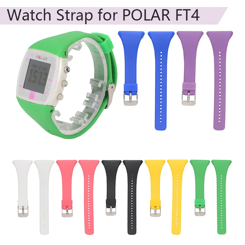 

Adjustable Silicone Watchband for POLAR FT4 FT7 FT Series Smart Watch Strap Band Replacement Bracelet Wristband Accessories