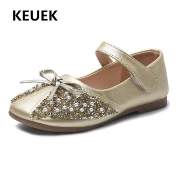 

New Children Leather Shoes Baby Toddler Flats Breathable Casual Girls Dance Performance Dress Shoes Kids Student Moccasins 018