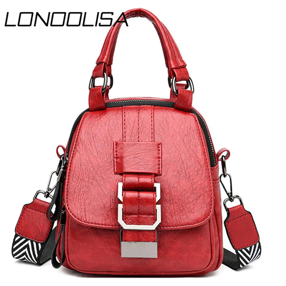 Женские сумки 2020 высококачественный Женский многофункциональный кожаный мини рюкзак однотонные школьные