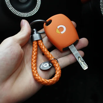 

Straight key Color Silicone Case Car remote control accessories keychain styling decoration For new smart 453 fortwo forfour