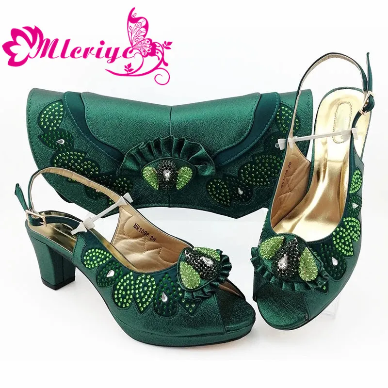

Women Shoes and Bag Set In Italy Shoe and Bag Set 2019 Matching Shoes and Bag Set for African Party Italian Lady