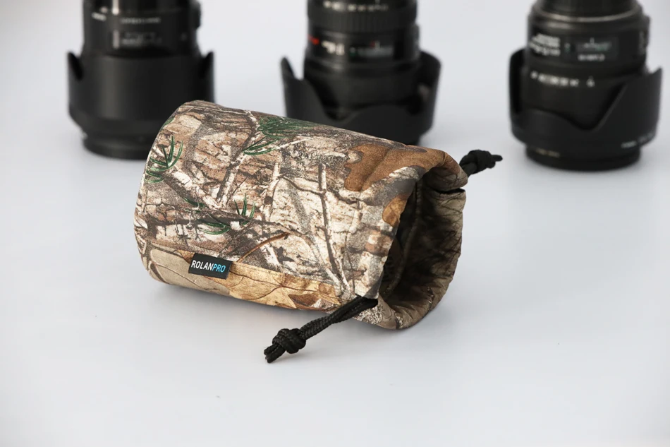 Линзы rolanpro сумка для хранения сумка-вкладыш для Canon Nikon sony Sigma Tamron Olympus Fujifilm объектив DSLR Объектив камеры