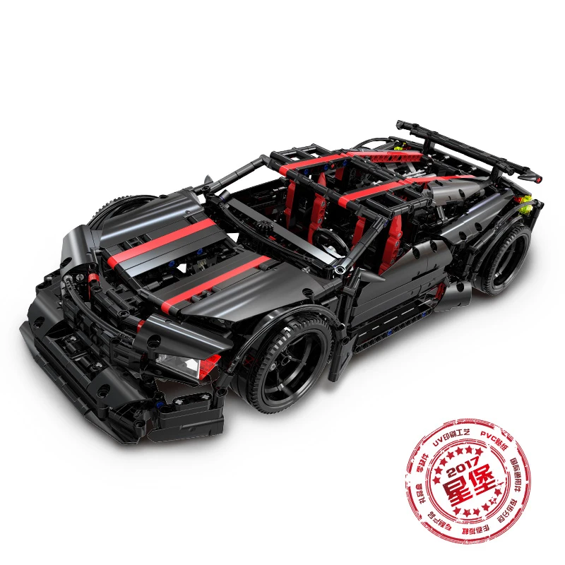 XingBao 07003 креативная техническая серия Assassin X19 набор легое MOC автомобиль строительные блоки игрушка для детей