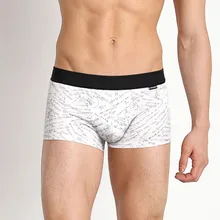 Pink Heroes Для мужчин s хлопковые трусы-боксеры, трусы с принтом выпуклость мешок м Cuecas трусы Для мужчин нижнее белье трусы-боксеры Плавки бикини