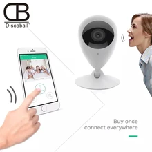 1080p ip камера wifi ИК ночного видения 2 способа разговора PIR датчик движения крик детская сигнализация для iOS Android Max 3 человека живого видео 64 ГБ