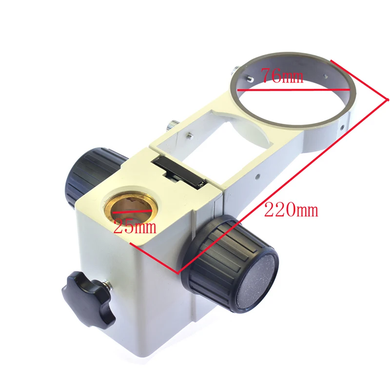 Большая подставка для микроскопа сверхмощная Рабочая сцена с регулируемым фокусом E-Arm кольцевой держатель 76 мм для цифрового микроскопа
