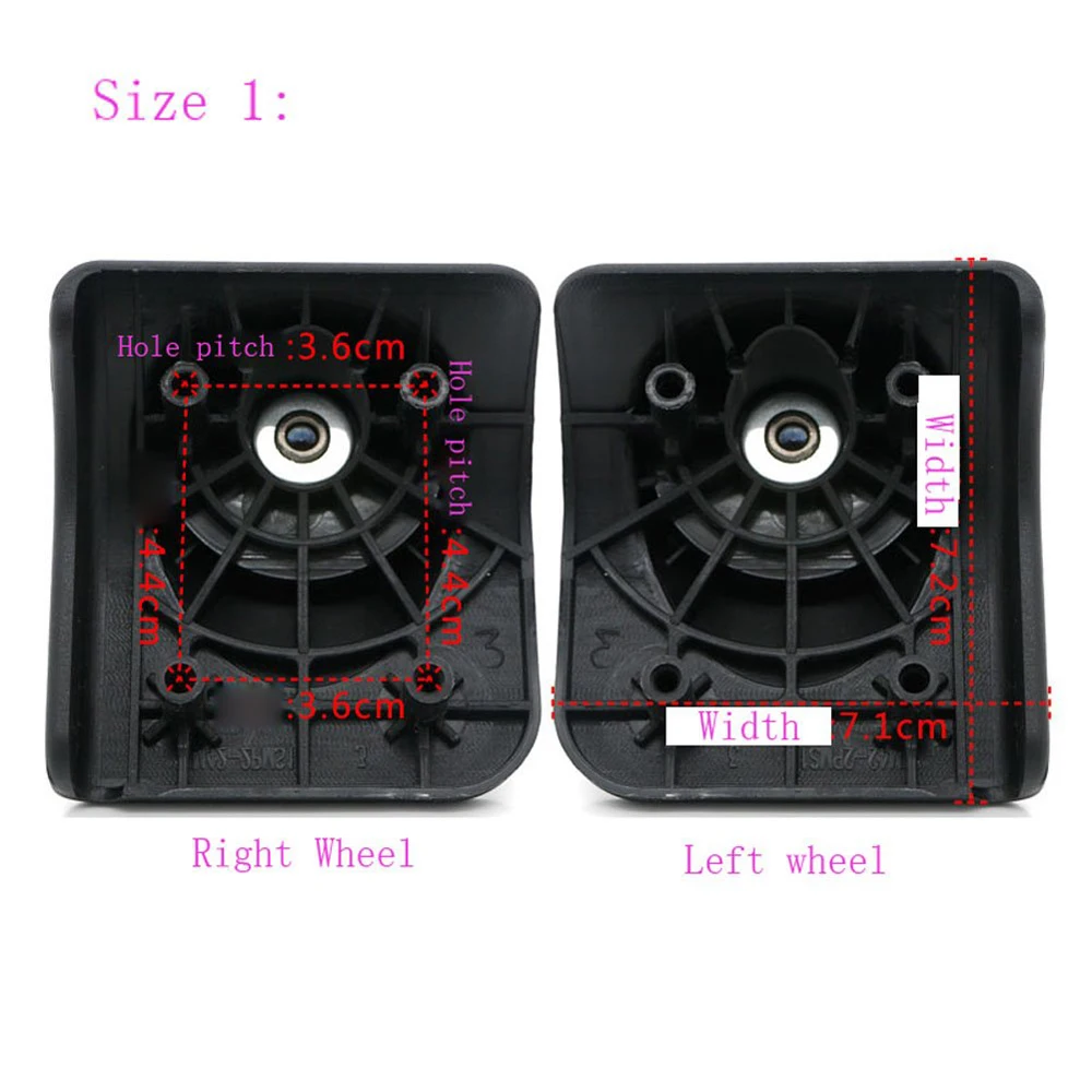 Сменные колеса для багажа съемные чемоданов аксессуары W073|luggage replacement wheels|luggage