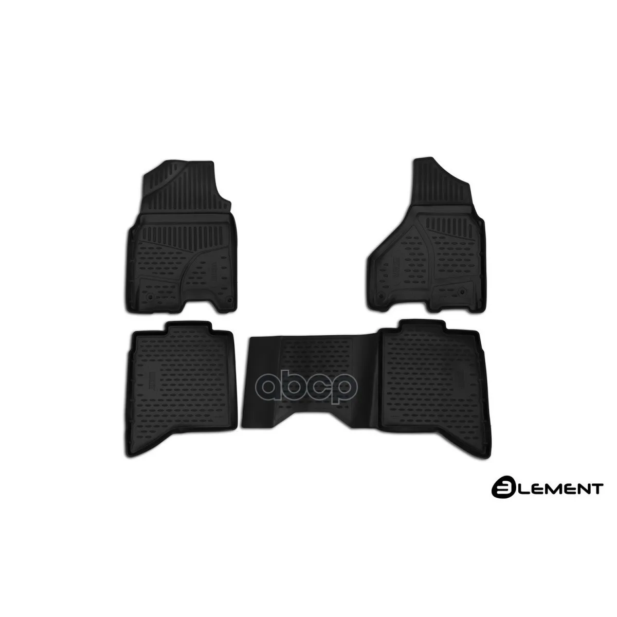 Коврики 3d В Салон Dodge Ram,-, Crewcab,(Usa), 4 Шт.(Полиуретан) ELEMENT арт. ELEMENT3D1308210