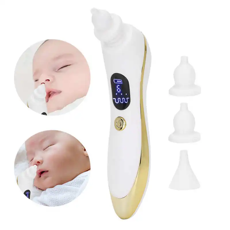 Electric Baby Nasal Aspirator Nose Cleaner Sniffling Equipment Safe Hygienic Snot For Newborns Boy Girls | Красота и здоровье