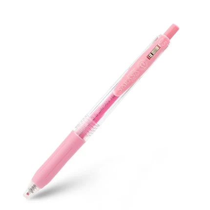 Milk pink 1 шт. Zebra Sarasa JJ15 гелевая ручка молочного цвета, светильник с цветной линией, ручка для рисования, гелевая ручка для студенческой живописи, ограниченная серия, 0,5 мм - Цвет: Milk pink