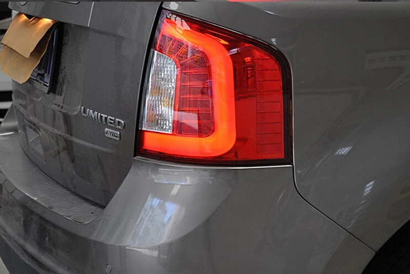 Светодиодные полосы задние лампы для Ford EDGE задние фонари 2011-52014 красный