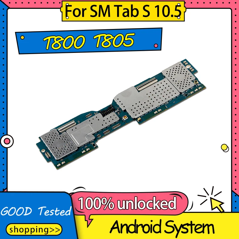 Материнская плата разблокированная на 100% для Samsung Galaxy Tab S 10 5 T800 T805 разборка