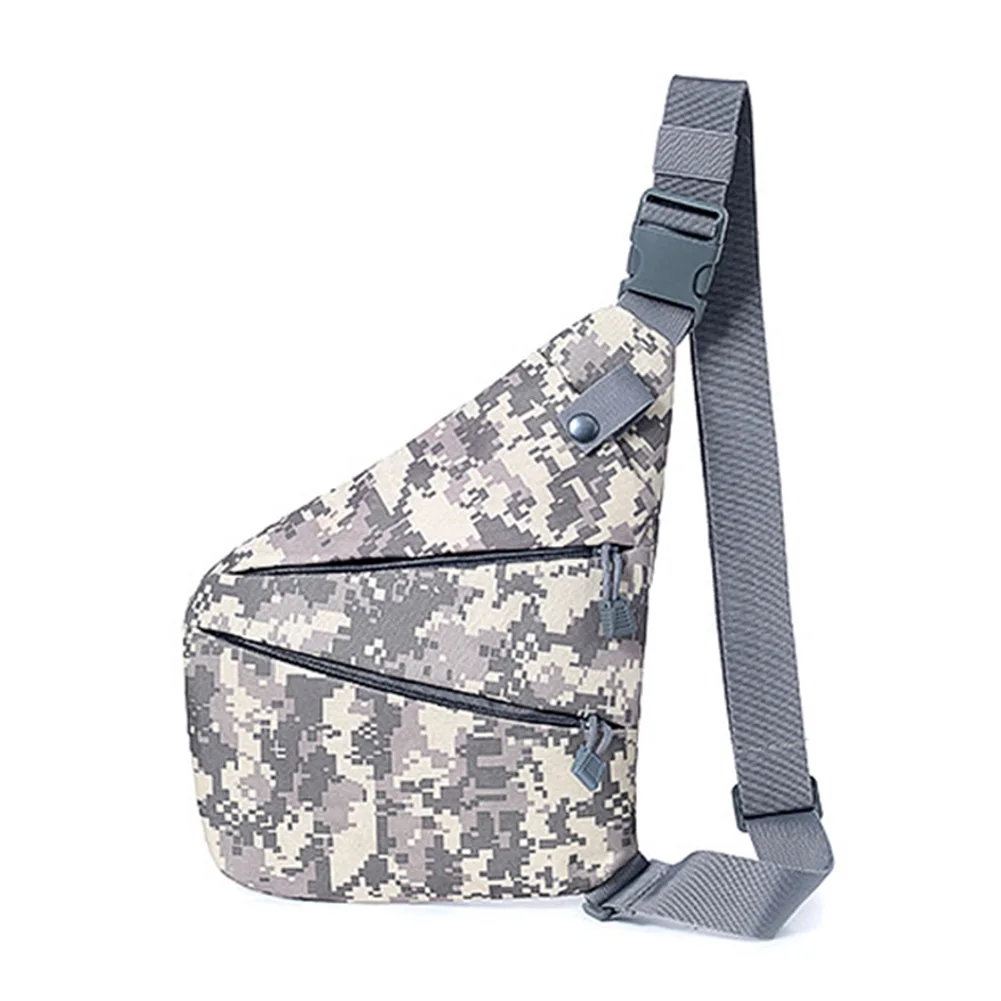right shoulder AC Мужская сумка для хранения через плечо с защитой от взлома, сумка через плечо, спортивная сумка ALS88 - Цвет: right shoulder AC