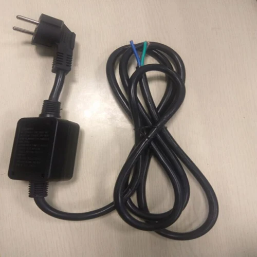 Black НОВОЕ ЭЛЕКТРИЧЕСКОЕ безопасное CE одобренное 250V 16A остаточное текущее устройство защита от утечки ЕС вилка - Цвет: Black