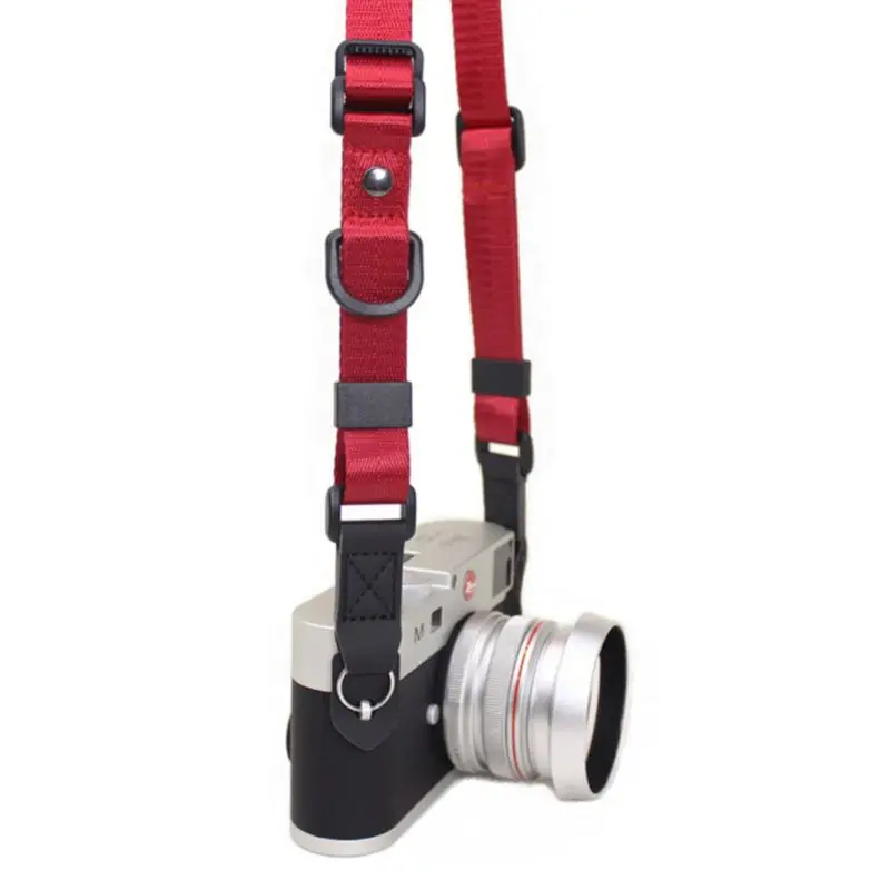 Регулируемый Камера плеча нейлоновый ремешок металлическое кольцо пояс однообъективная зеркальная Камера s Аксессуары для SLR