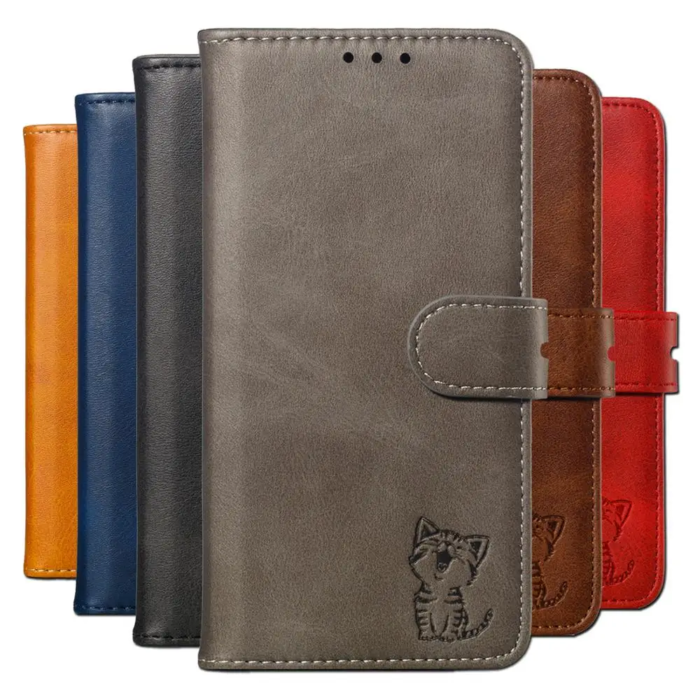 

Luxury Leather Flip Wallet Case For Coque Huawei P30 P20 Lite Mate 20 Pro Cover For Honor 8A 8S 7C Y6 2019 Y7 Prime 2018 Nova 5