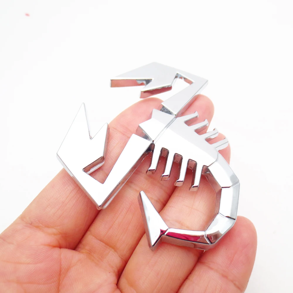 STAROAD-3D-Metal-Black-Silver-Scorpion-Shape-Emblem-Badge-Sticker-For-Fiat-Abarth-VW-Renault-Car (1)