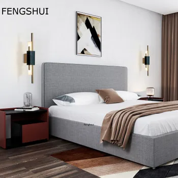

Nordic Light Luxury Bedroom Bedside Led Wall Lamp Aisle Stairs Loft Art Lights Living Dining Room Indoor Decor Light Luminaries