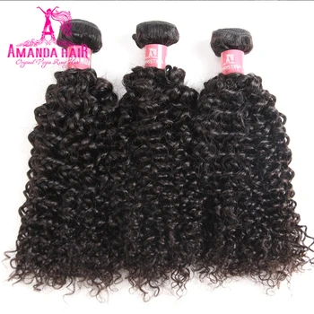 

Curly Hair Brazilian Hair Weave Bundles Remy Hair Extensions Afro Kinky Curly Hair Bundles Amanda 100% Human Hair Bundle Deals