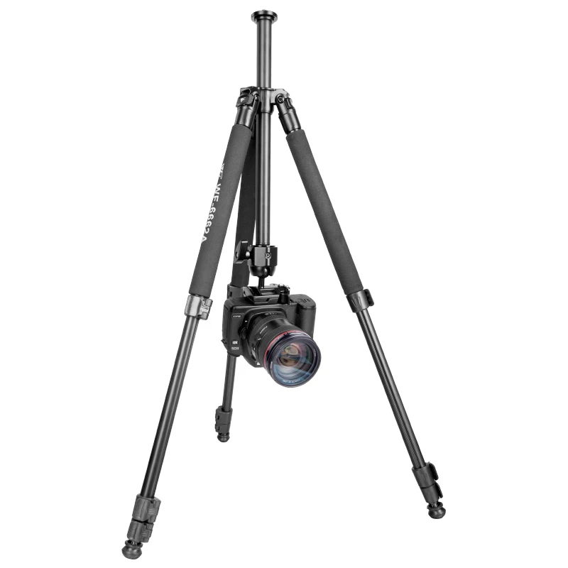 WeiFeng 6662 WF-6662A 알루미늄 합금 전문 삼각대 DSLR 카메라 사진 브래킷 여행 야외 휴대용