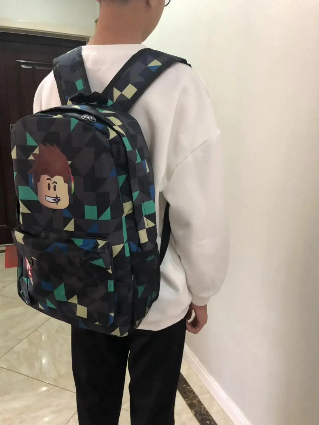 roblox games backpacks teenage girl cartoon backpack student school bag women laptop shoulders bag men casual travel bags best backpack designer