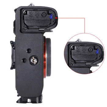 

L Type Quick Release Plate with Cold Boot Universal L Plate for Sony A73 A7R3 A7M3 Camera @M23