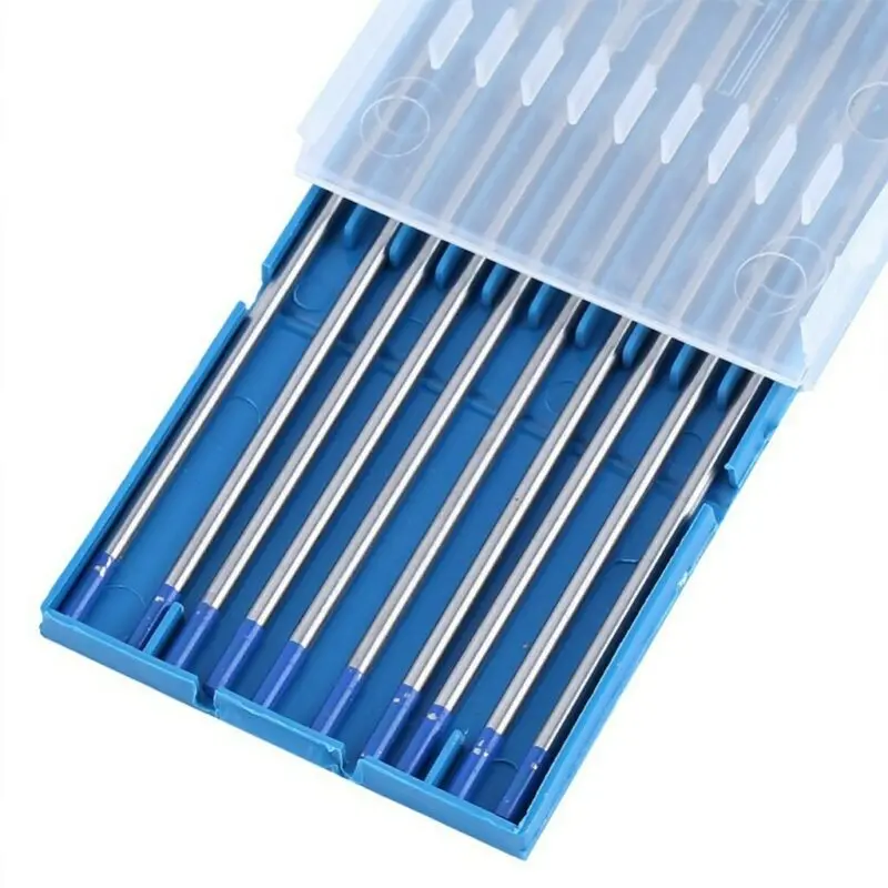 10 шт. TIG сварочные вольфрамовые электроды 2% Lanthanated 3/3" x 6" синий наконечник WL20 для постоянного тока малый ток