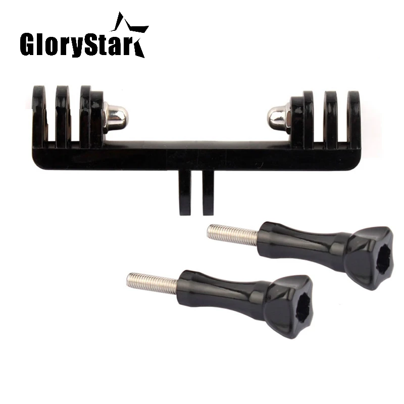 Tripod-Holder Handle Screw-Mount-Adapter Sport-Camera Dual-Bracket Professional Hero