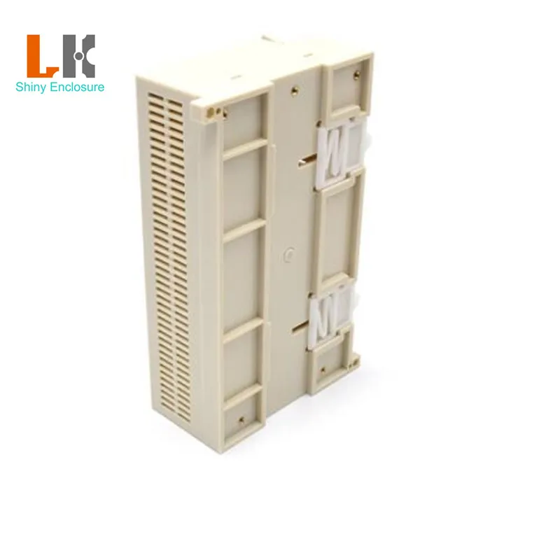 

LK-PLC19 Diy Wall Mount Abs Plastic Box Din Rail Enclosure Electronic Equipment Industrial Control Box For PCB 179x100x48mm
