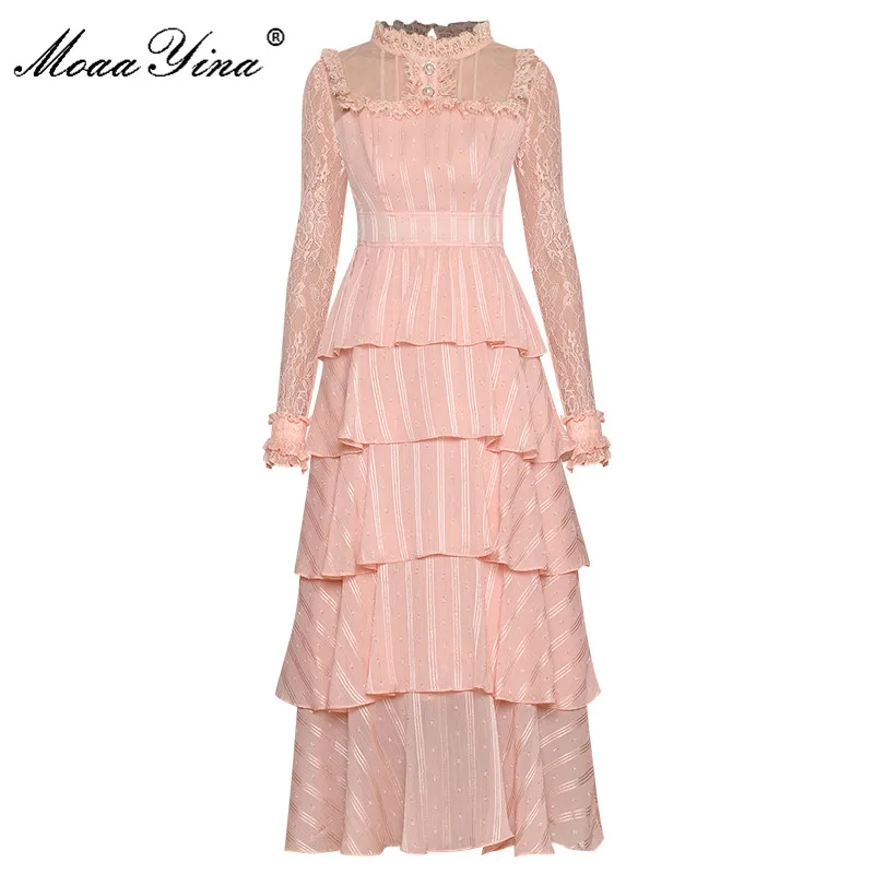 Sexy Women Fuchsia Tulle Tops With Long Sleeves