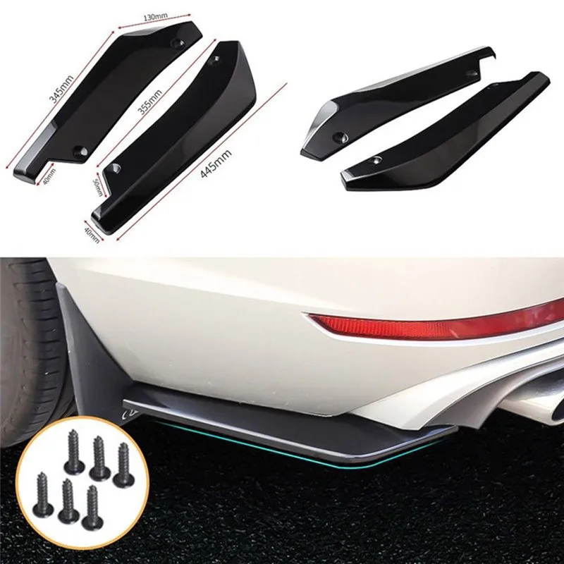 Автомобильный угловой разделитель 2 шт. протектор универсального блеска боковые