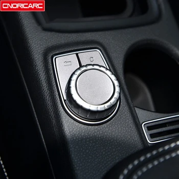 

Central Multimedia Buttons Sequins Decoration Cover Trim Car Styling For Mercedes Benz W204 W212 X204 X156 C117 W176 W246 ML GL