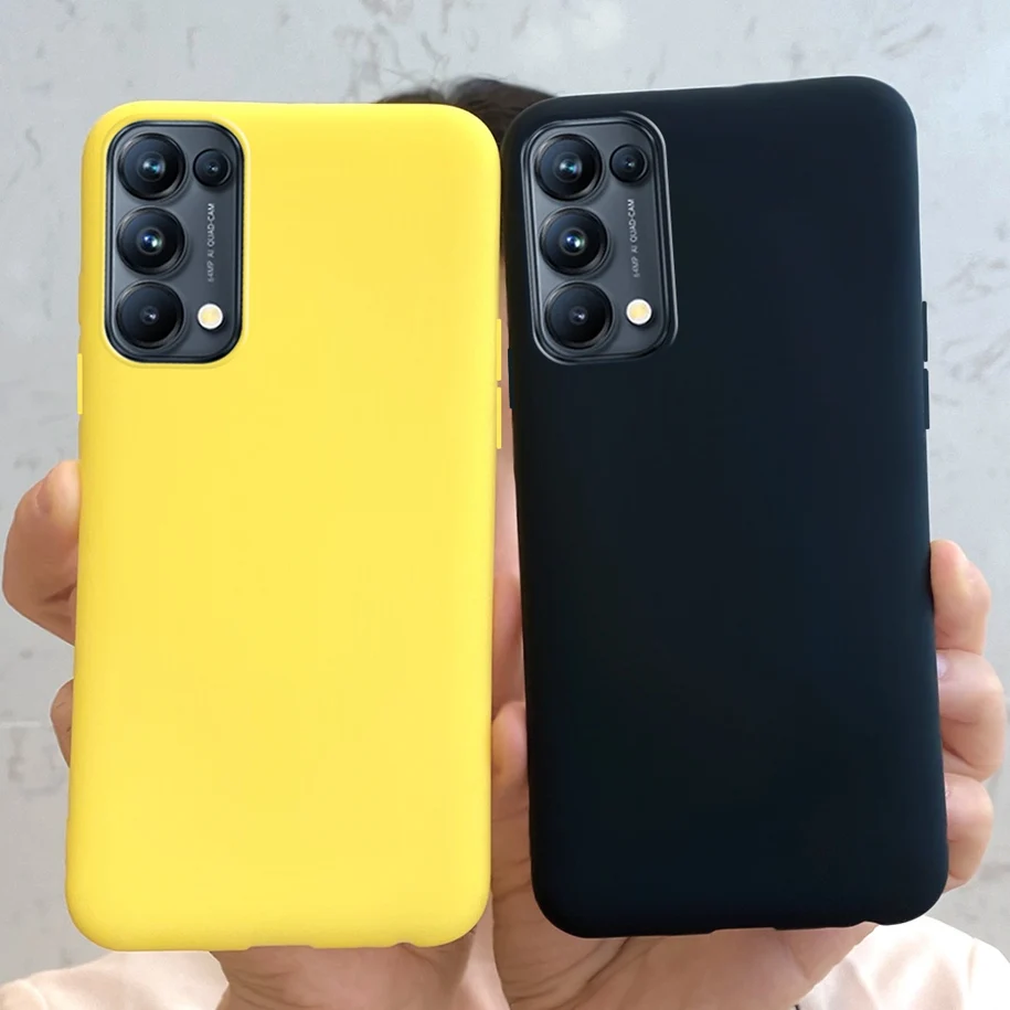 For OPPO Reno 5 Case For OPPO Reno5 5G Cover Candy Color