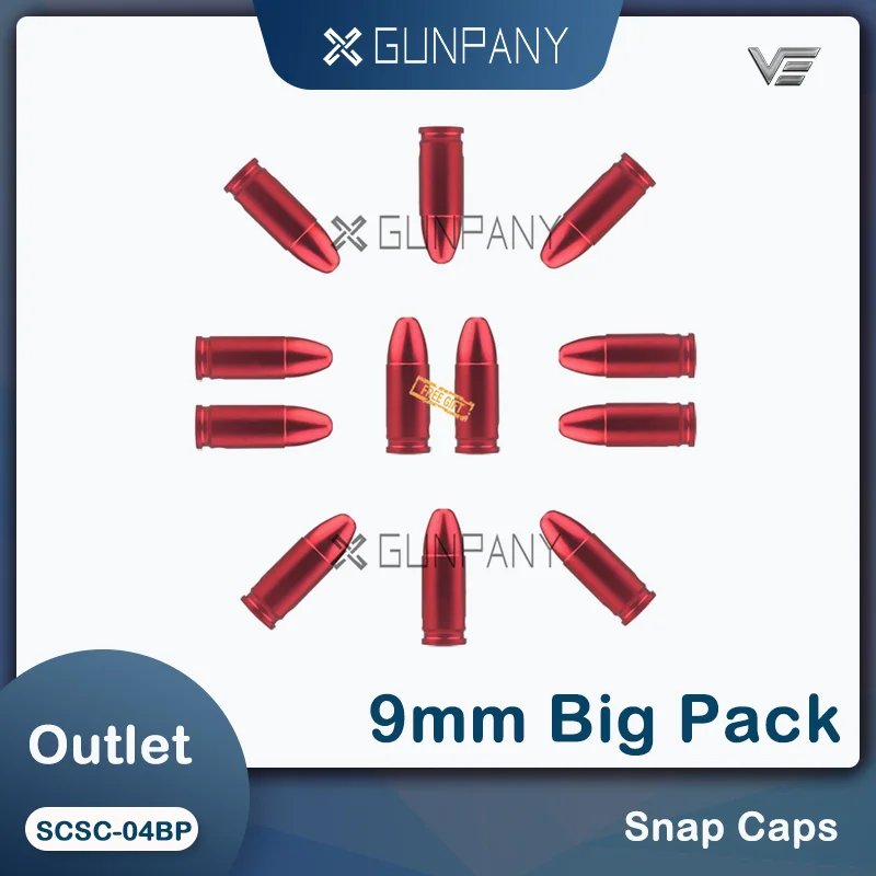 9mm Laser Cartridge Training Dummy Rounds Training 9mm 9mm Snap Cap