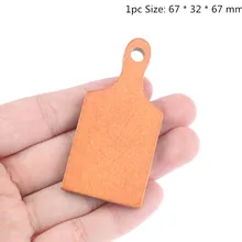 

1 Pc 67 * 32 * 67 Mm Miniature Cutting Board Doll House Kitchen Tool Mini Model Accessories Pretend Play Toy
