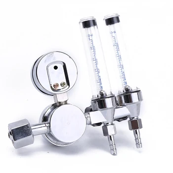 

Hot Double Pipe Argon Regulator Gas Pressure Reducing Pressure Reducer Double flow Meter Decompression Table