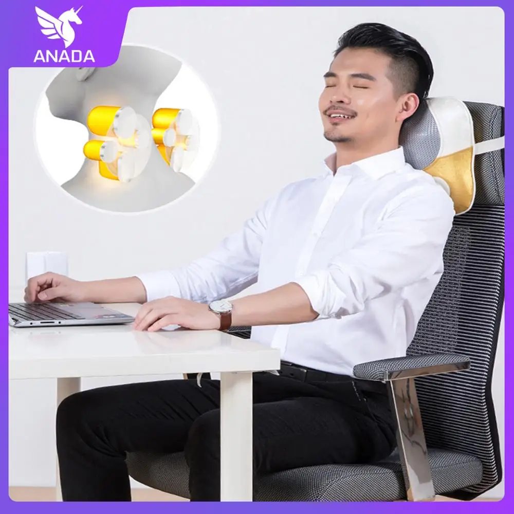 

Anada Massage Pillow Multifunction Massager Cushion Cervical Lumbar Leg Shoulder Body Massager Relieve The Pain Health CareTools