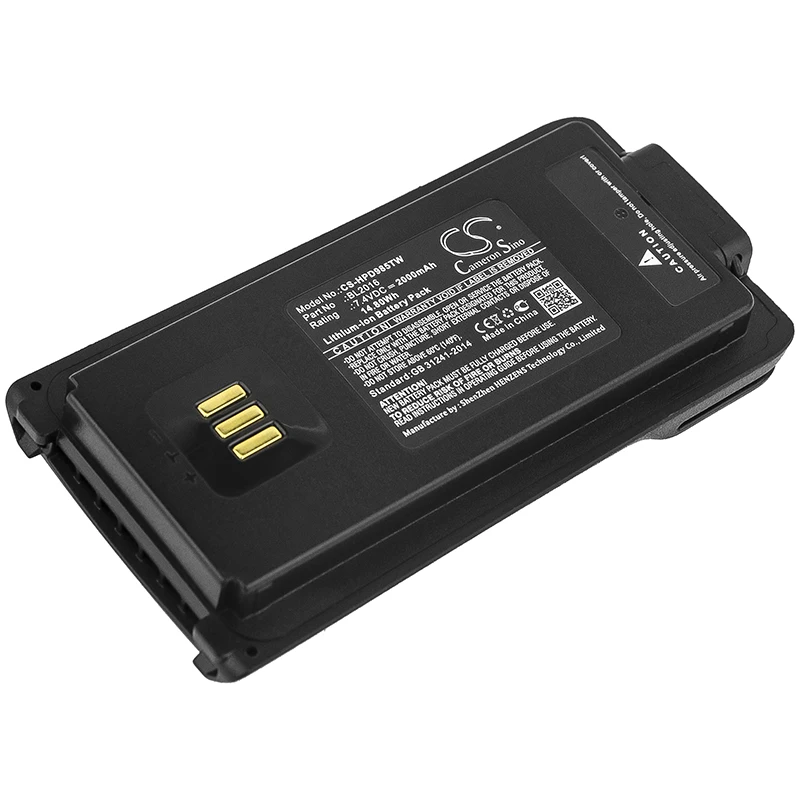 

UPGRADE Cameron Sino Battery For Hytera BL2016