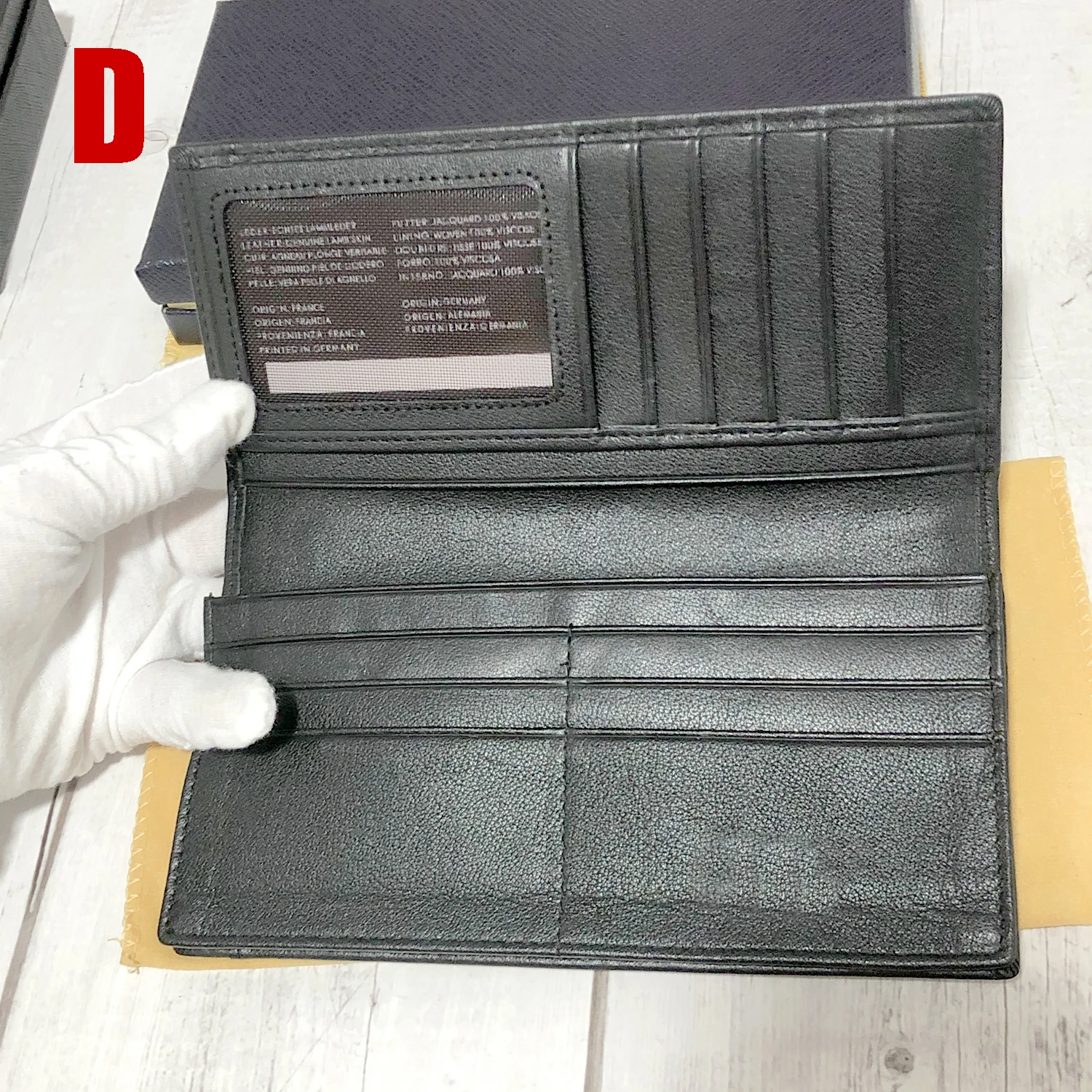 Luxury Men's Long Wallet MB Purses Genuine Leather  Designer Wallet  MHB09