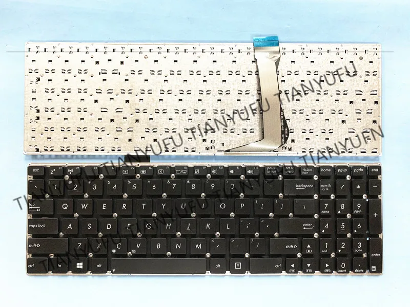 Английский E502 Клавиатура для ноутбука Asus E502 E502M E502MA E502S E502SA E502N E502NA черная клавиатура для ноутбука