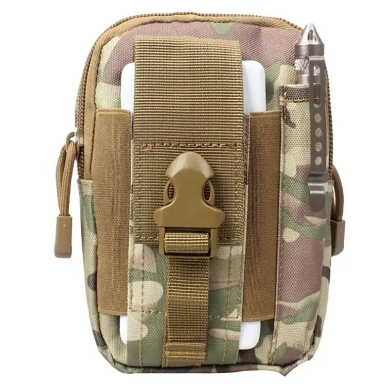 Открытый Многофункциональный тактический Molle поясная сумка для мужчин камуфляж спортивные карманы Холст Дорожная сумка для мобильного телефона