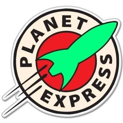 Для Futurama принт «Planet Express» Vynil наклейка на автомобиль