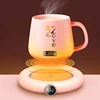 Cup Warmer Heating Pad USB DC5V Constant Temperature Coaster 3 Gear Digital Display Adjustment Timing Heater for Coffee Milk Tea 4