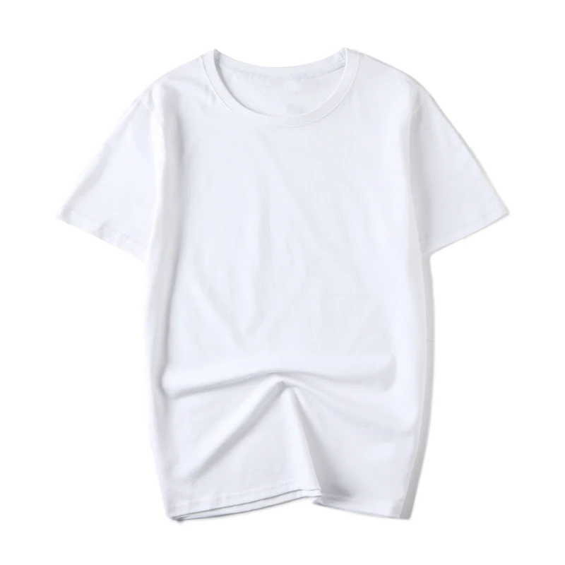 Мужские офсетные Свободные повседневные хлопковые футболки без рисунка, футболка с круглым вырезом и коротким рукавом в стиле хип-хоп, высококачественные футболки для спортзала