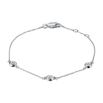 

White gold bracelet with diamonds e0901br11159300