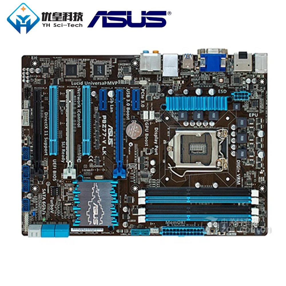 

Asus P8Z77-V LK Intel Z77 Original Used Desktop Motherboard Socket LGA 1155 Core i7/i5/i3/Pentium/Celeron DDR3 32G ATX