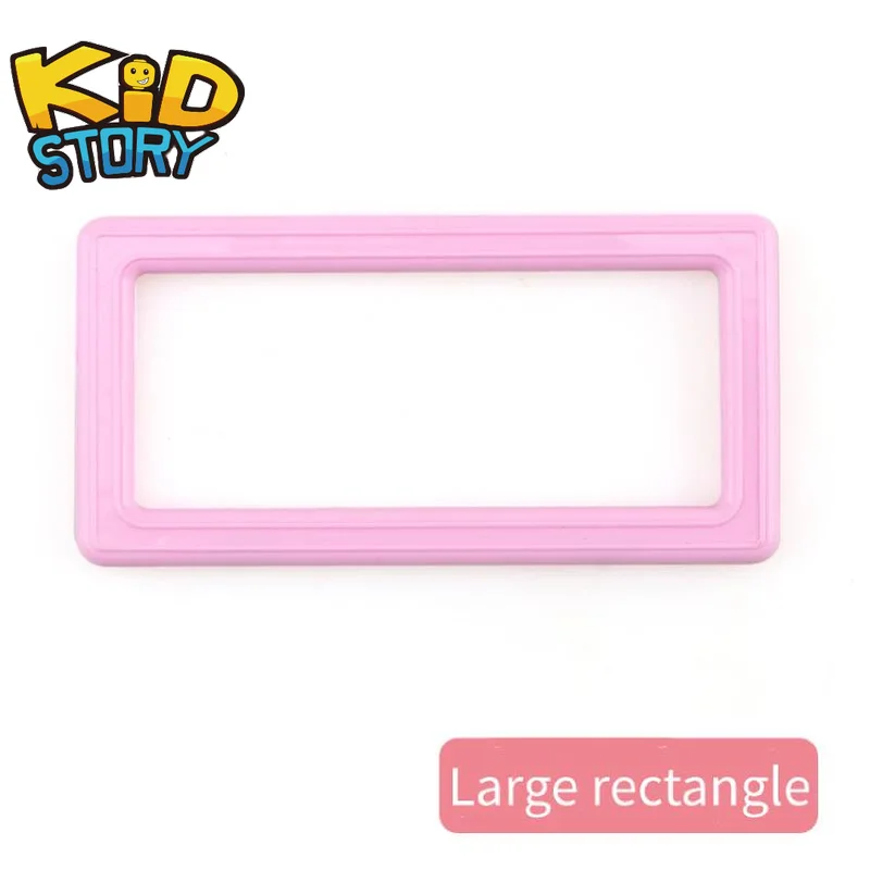 large rectangle Мини-конструктор из одного кирпича, Магнитный конструктор, дизайнерские игрушки, 3D Строительные блоки для раннего обучения, DIY Кирпичи для детей, магнитные плитки - Цвет: large rectangle