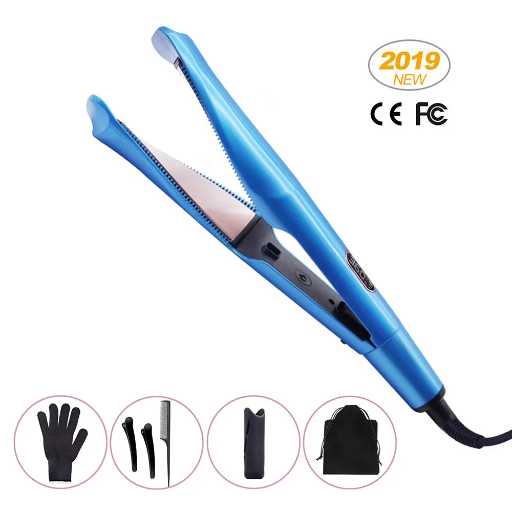 

Professional 2 in 1 Hair Straightener and curler in one Curling Iron Tourmaline Ceramic Twisted Flat Iron curly styler salon
