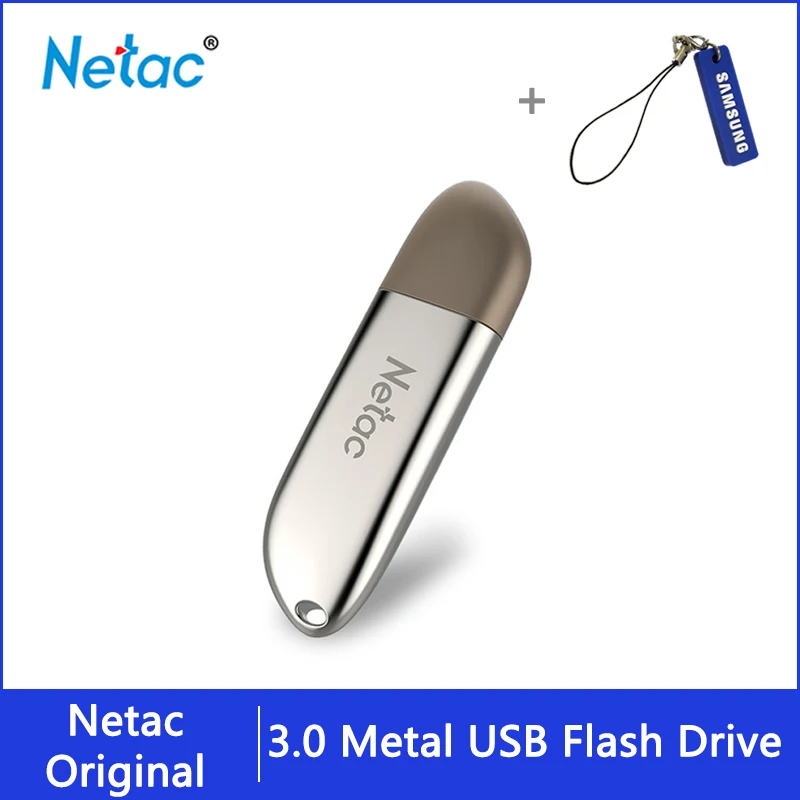USB флеш-накопитель Netac 32 64 128 16 Гб металлический Флешка 128 Гб 64 ГБ 32 ГБ 16 ГБ флеш-накопитель 3,0 USB флешка диск на ключе память для телефона
