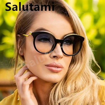 

Unique Leopard Head Leg Round Women Brand Sunglasses Vintage Alloy Cay Eye Sun Glasses Lady Elegant Chic Shades Oculos Feminino